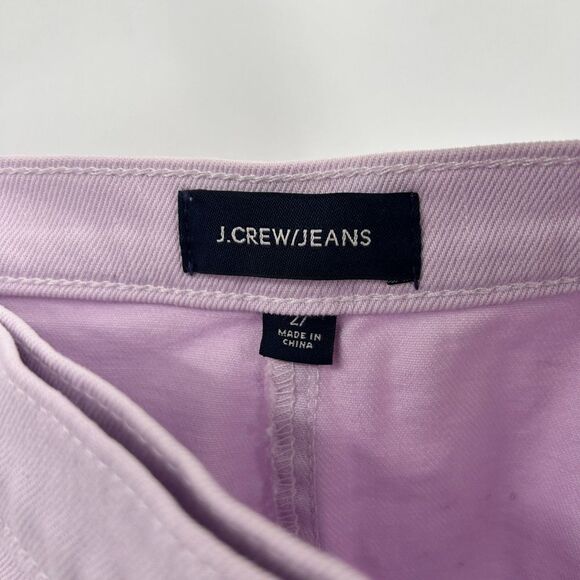 J. CREW Jeans Lavender Purple Denim Y2K Straight A-Line Mini Skirt Size 27 - Picture 3 of 4